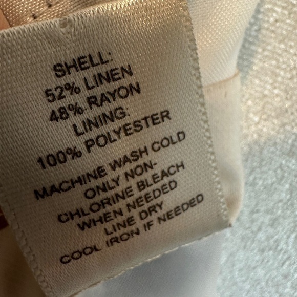 Ann Taylor Linen Fully Lined Dress 10 - Picture 5 of 5